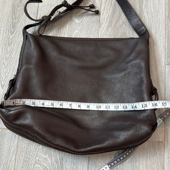 Brighton Dark Brown Leather Shoulder Bag - Picture 4 of 9